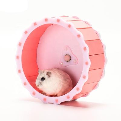 China Running Hamster Wheel Hamster Exercise Toys Super Quiet Viable For Small Hamsters Gerbils Mice Pets Easy To Attach To A Cage for sale