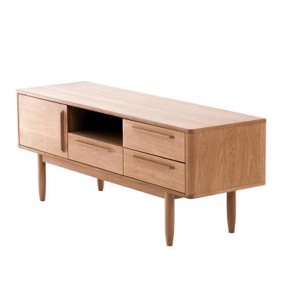 China High Open Modern Bedroom Living Room Combination Coffee Table Stand Simple Wooden Grid TV Stand TV Cabinet zu verkaufen