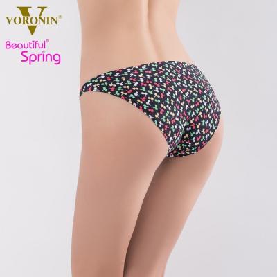 China VORONIN Antibacterial Cheap Ice Silk Thong Underwear Women G-String Period Panties Ladies Underwear Thong for sale