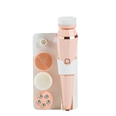 China DEEP CLEANING Waterproof Sonic Spin Face Detergent Face Brushes CE/FCC Facial Cleansing Brush Natural Clean Facial Brush Cleansing Tools for sale