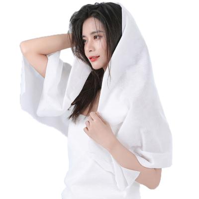 China OEM Factory Customized Child Safe Non-woven Fabric Hotel Bath Towel Disposable Disposable Towels for sale