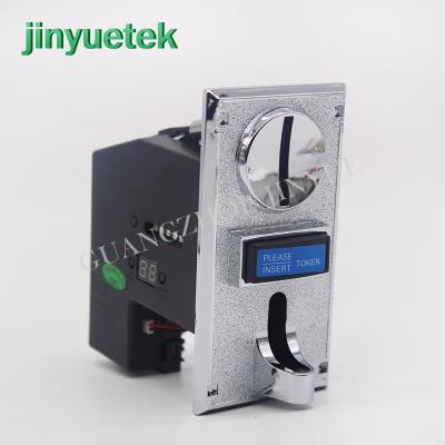 China Alloy Jinyuetek Top Mount Coin Acceptor Electronic Universal Vertical Multi Selector For PC With USB Interface for sale