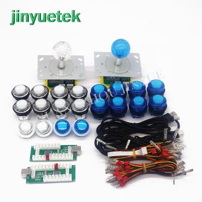 China For Electronic Games Wholesale Jinyuetek RGB Flat Arcade Button 24mm for sale