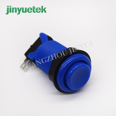 China For Arcade Games Jinyuetek Free Sample Small Plastic Blue Push Button 12 Pin for sale