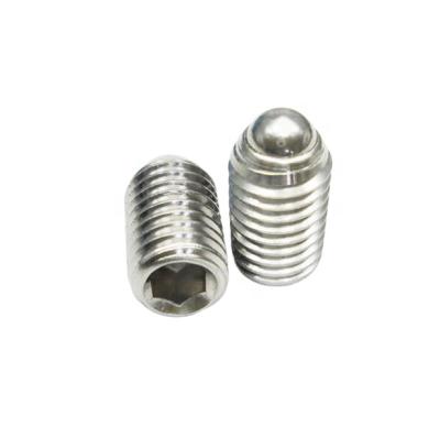 China Stainless Steel M2 M4 Supplier China Threaded Ball Spring Plunger for sale