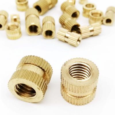 China Heavy Industry Custom Sizes All M2.5 M5 M12 Insert M2.5 M5 M12 Wholesale Copper Brass Nut Threaded Brass Nut for sale