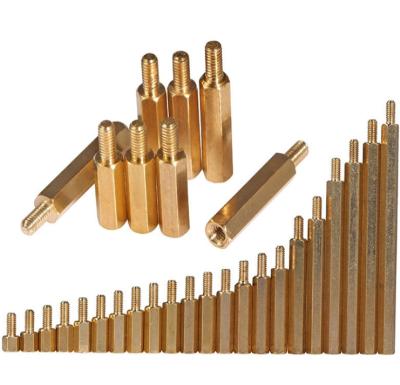 China Heavy Industry Metal Bolt Male And Female Nail Hex Brass Binding Screw Pound Counts Studs for sale