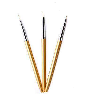 China Water Based Water Activated Neon Eyeliner Nail Liner Brushes Make Up for sale