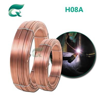 China H08A/AWS EL8 Submerged Arc Welding Wire 25KG-300KG Low Carbon Steel for sale