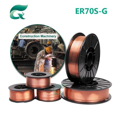 China ER50-G Carbon Steel MIG Gas Shielded Flux Core Welding Wire ER70S-G Koper CO2 Alloy Metal Materials Te koop