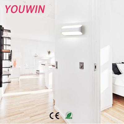 China Nordic Modern Minimalist LED Wall Light Indoor Hallway Wall Light Nordic Sconce Warm White for sale