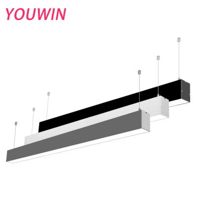 China Modern Desk Pendant Light Linear LED 20w 30w 40w 60w 80w Seamless Wireless Connection for sale