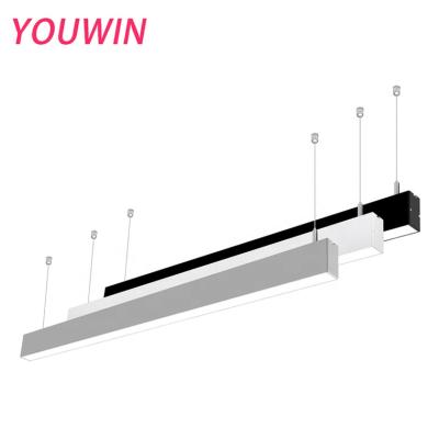 China Desktop Aluminum Cladding Lighting Simply Style LED Recessed Type 40W Ceiling Light Tube Light for sale