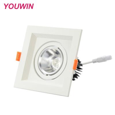 China Modern Low 30 Watt Square Grill Ceiling Light 110mm Cutout Rectangular Light for sale