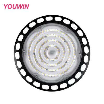 China Indoor Multi Wattage 100w 150w 200w Led High Bay Light Fixture Bright Slim Body Led UFO Lamp for sale