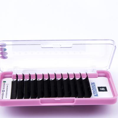 China Tapered 0.05 Volume Eyelash Extensions Handmade Russian Supplies for sale