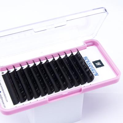 China 0.12 Individual OEM Silk Soft Super Classic Light Fluffy Natural Cashmere Eyelash Extensions Ultra Light Lashes One Lashes for sale