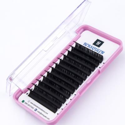 China Tapered 0.20 Individual Comfortable Loop Eyelash Extensions Durable Flexible Lashes Premium Classic Natual Classic Fluffy Silk Lashes Flexible Lashes for sale