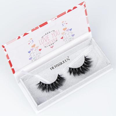 China Deeply High Quality Own Brand Real Mink Lashes 3d Private Label 100% Mink Strip Eyelashes for sale