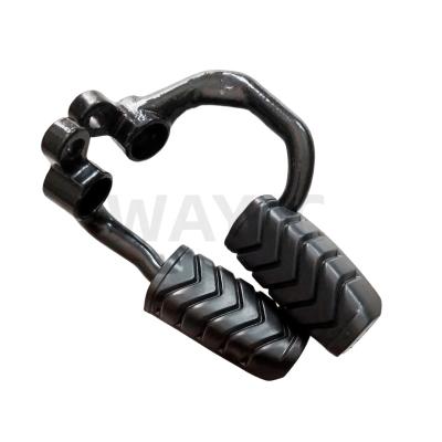 China 43501H2C000H000 Rubber Motorcycle Frame Parts Front Footrest For HAOJUE KA125/KA150 for sale