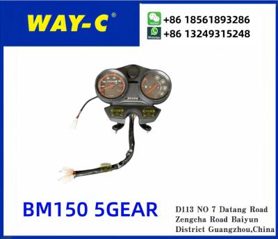 China PF402416 Plastic Motorcycle Moto Speedometer With USB For BAJAJ BOXER BM150 5GEAR for sale