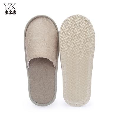 China Exquisite Disposable Hotel Amenities Wholesale Custom Hotel Terry Slipper Indoor Disposable Traveling Slippers for sale