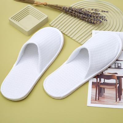 China Exquisite Disposable Hotel Amenities Wholesale customized For hotel disposable spa splippers Washable Waffle Disposable Hotel Slippers for sale