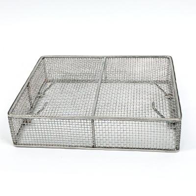 China Sustainable Customized Stainless Steel Filter Wire Mesh / Inconel 330 Heat Treat Basket Mesh for sale