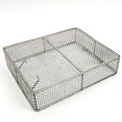 China Sustainable Customized Manufacturer Customized Stainless Steel Wire Mesh Basket /Medical Sterilization Basket / Disinfect Baskets for sale