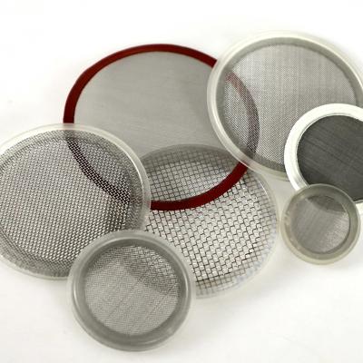 China Single ss304 ss316 customized form stainless steel oil water filter screen disc for sale