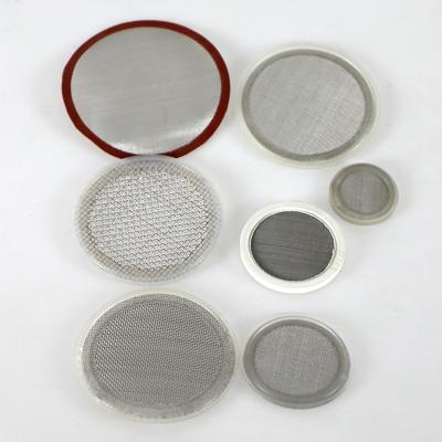 China Plain Customized Stainless Steel Wire Mesh Metal Filter Disc Round Diameter Stainless Steel Liquid Filter Disc Wire Mesh for sale