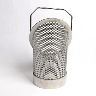 China Intelligence customized woven cylindrical liquid stainless steel oil filter tube water filter metal cartridge filter tube for sale