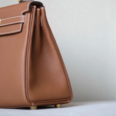 China Fashion High quality Luxury Women's 25CM inseam Senior Designer Handbag TOGO Cowhide Leather Bag Fashion party Designer handbag for sale