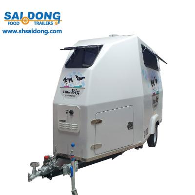 China Sustainable popular pet dog grooming products mobile trailer for washing for sale