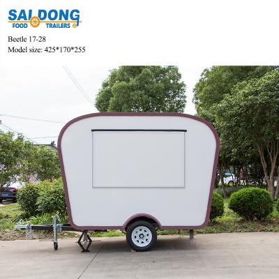 China Multifunctional Electric Snack Food Truck Street Custom Commercial Supplying Trailer for sale