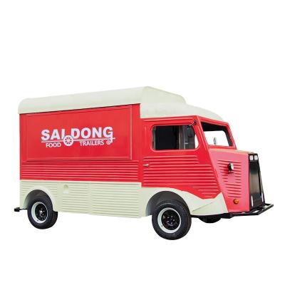 China HOT SALES HY-45 Commercial Mobile Catering Food Carts With Wheels Food Vending Trailer for sale