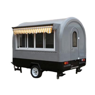 China Commercial Catering Maker Mobile Fryer Food Cart / Mobile Food Trailer For European for sale