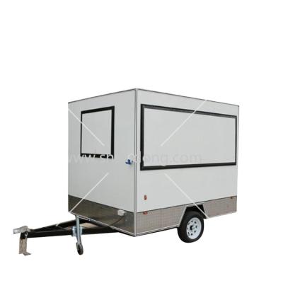 China High Quality Mobile Towable Vegetable Processing Plant Food Cart Kitchen Trailer Trailer-Mobile Design for sale