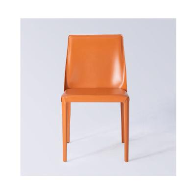 China Environmental protection research contemporary hot fashion and durability leather dining chair fashionable for sale