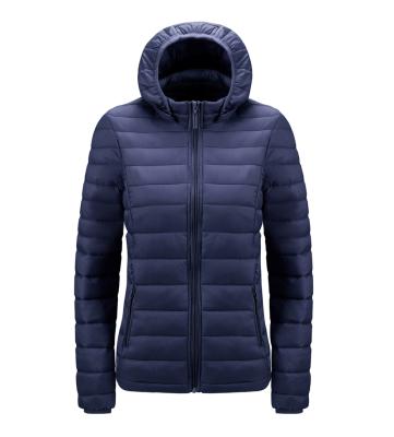 China Quilted Padded Womens Padding Jacket Quilted Jacket Fabric Womens Quilted Jacket With Hat for sale