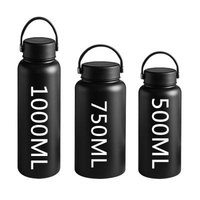 China 2022 PORTABLE Insulated Thermal Vacuum Flask Stainless Steel Water Bottle 550ml 750ml 1000ml Wholesale Vacuum Mug for sale