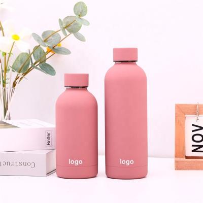 China 350ml Viable Customized Brand Logo And Double Wall 11oz Stainless Steel Thermos Cold Insulated Vacuum Flask Water Bottle for sale