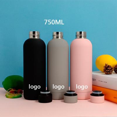 China 750ml Stainless Steel Milk Bottle Double Wall Flaskoz Milk Carton Water Bottle 25oz Cold Insulated Cold Insulated Bot for sale