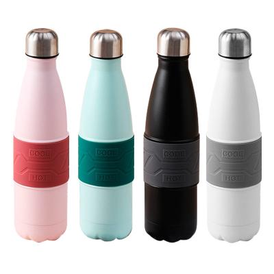 China Quality Stainless Steel Business Guaranteed Travel Black Cola Shaped Water Bottle 350ml-1000ml Water Bottle for sale