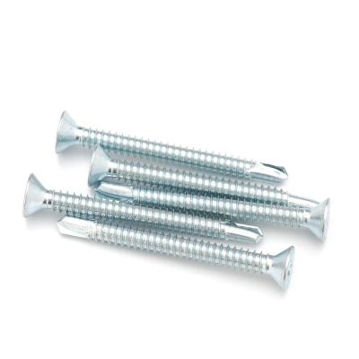 China Pan Self Drilling Drywall Anchors Sheet Metal Screws With Cross Recessed Countersunk Head for sale