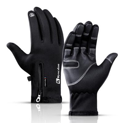 China Men's Single Winter Cycling Gloves Racing Cycling Windproof Riding Gloves Full Finger Gloves for sale