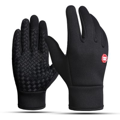 China Windproof Men Women Cycling Gloves Motorcycle Bike Gloves Comfortable Black Mountain Bicycle Gloves for sale