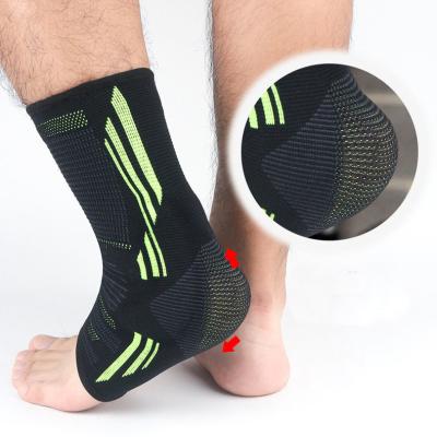 China Adjustable Knitted Performance Support Compression Sleeves Open Socks Ankle Brace Support for sale