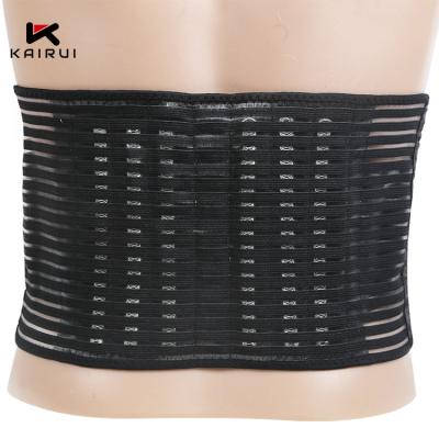 China Free Sample Neoprene Waist Support Belt For Men Elastic Abdominal Waist Back Ties For Back Pain for sale