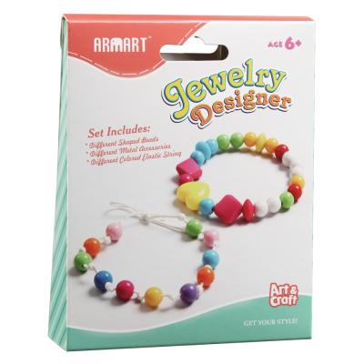 China DIY Jewelry DIY Jewelry Accessory Bracelet Making Kit For Girls Beginner Kit With Design Manual for sale